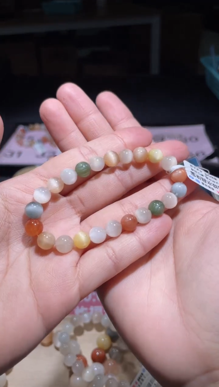 【闪购商品】水晶手链未镶嵌30号多样性发货一C 7+