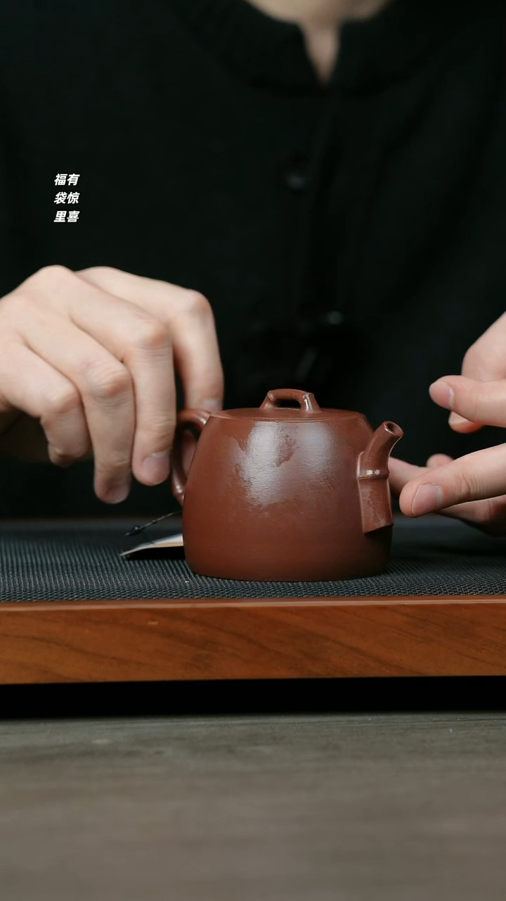 【闪购商品】紫砂茶壶H1312熊文娟紫泥汉铎