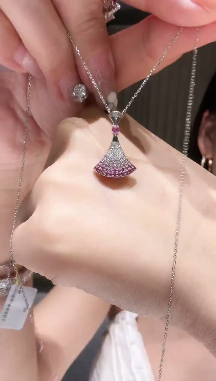 铂Pt950镶嵌项链钻石AF0704-PT-45