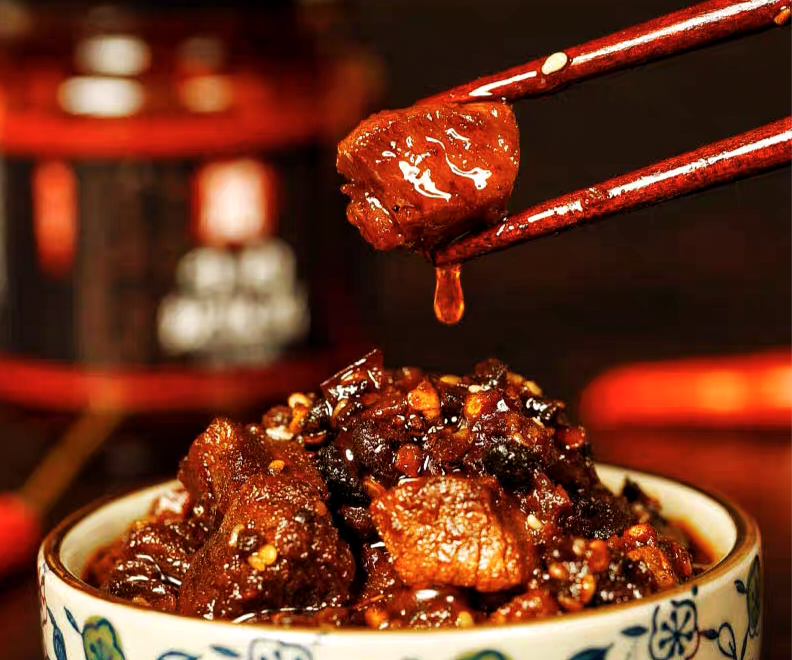 江艳【香辣牛肉酱】大颗粒牛肉制作【肉多块大】不添加，顺丰包邮