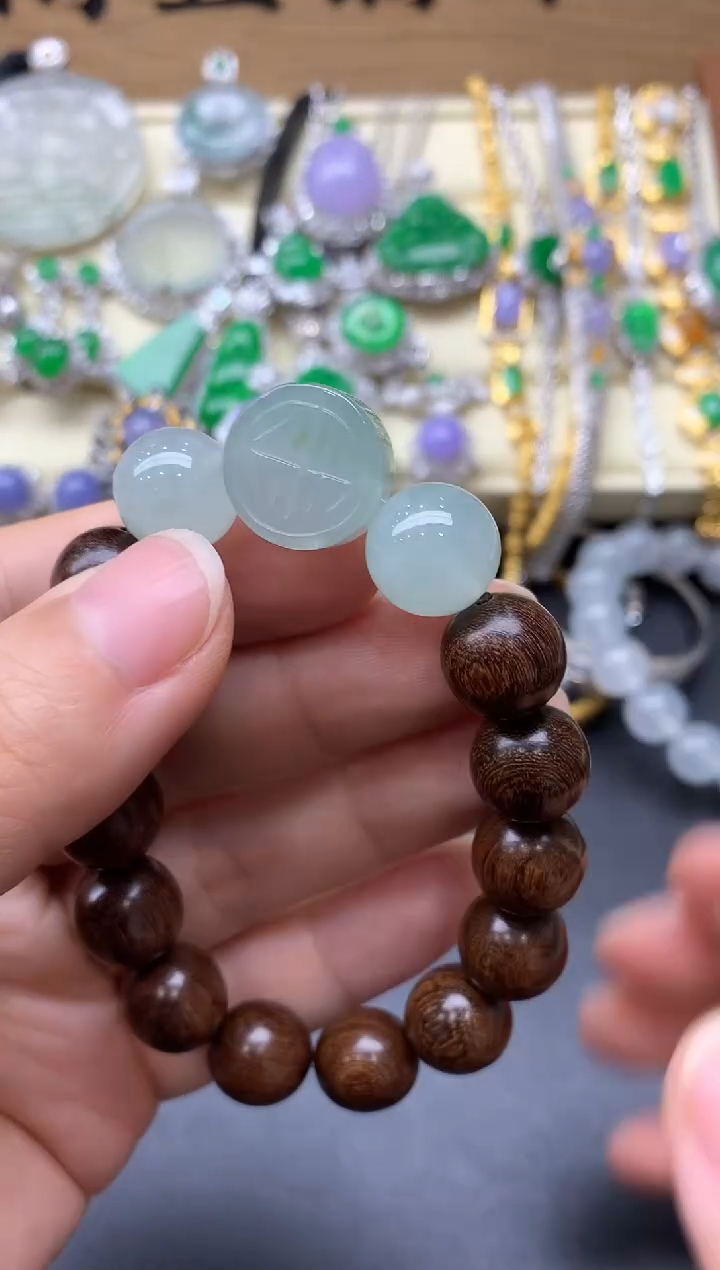 未镶嵌手链翡翠129-中国好珍宝