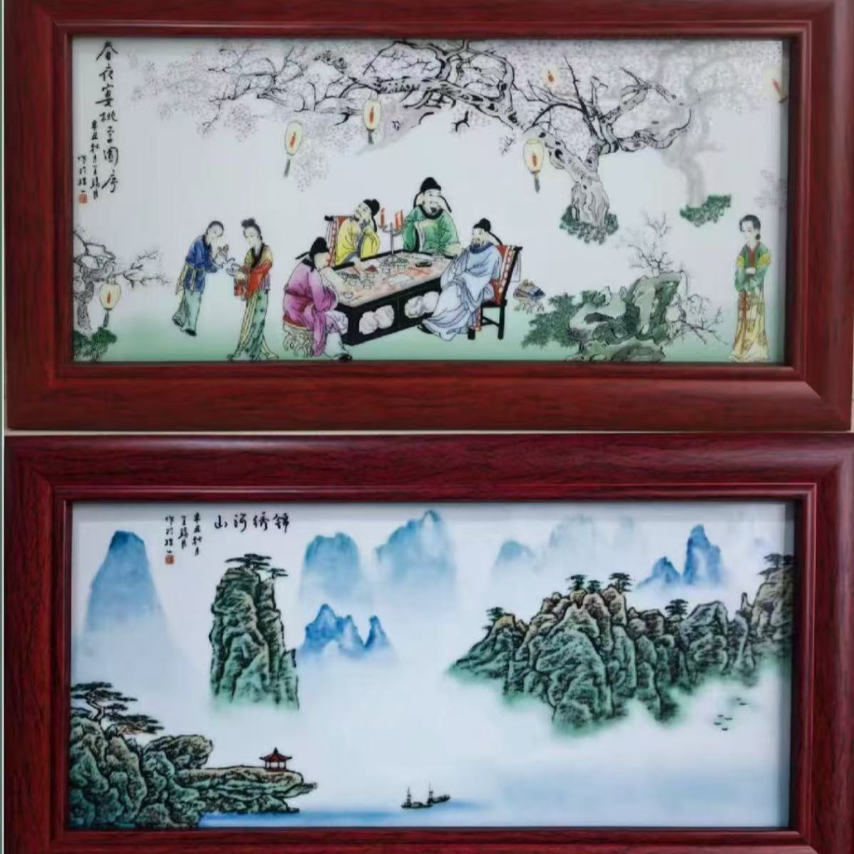 【唐老师】绝代双骄瓷板画 