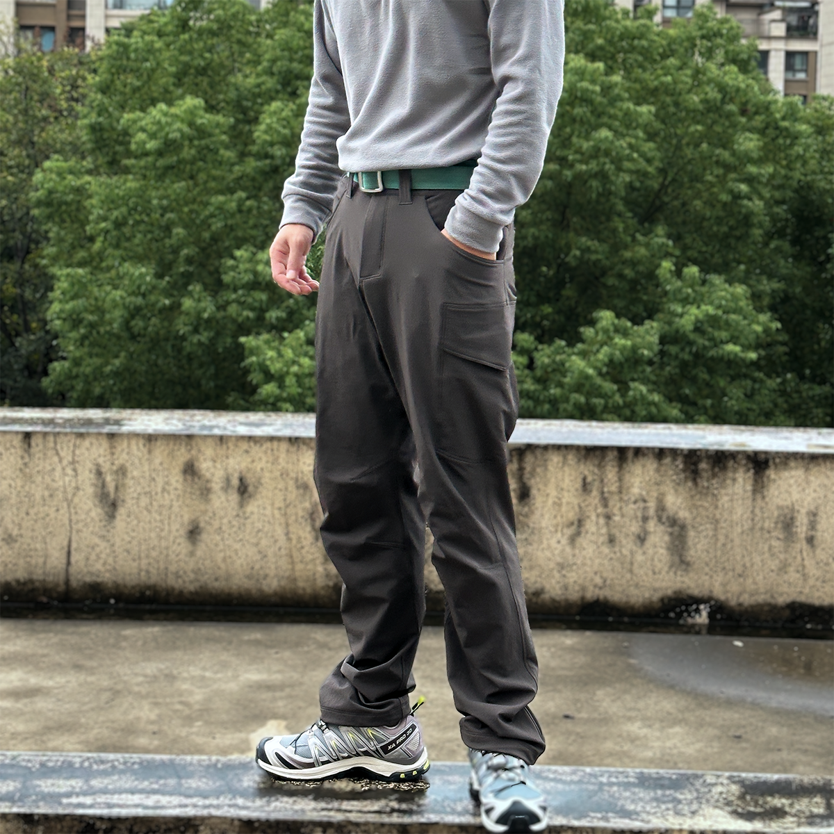 【界兼版】laef战术巡逻全天候软壳裤，多口袋设计，防水透气抗撕裂