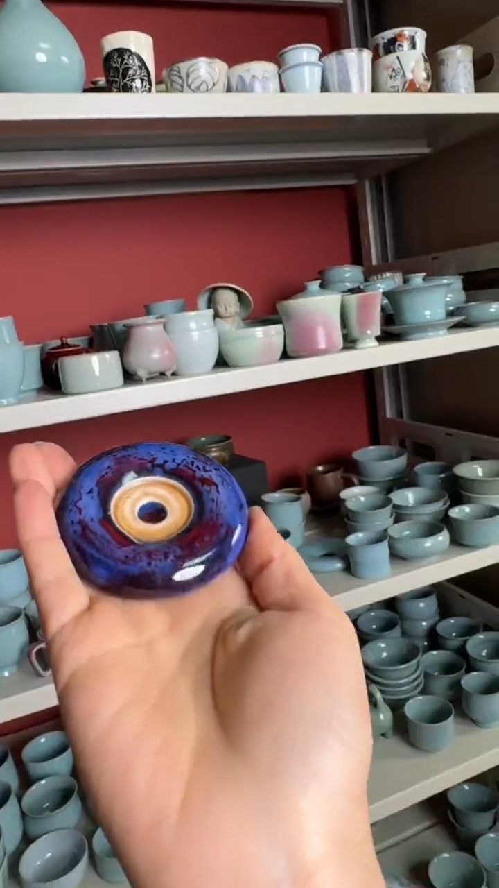 【闪购商品】杯53钧瓷纯手工盖置