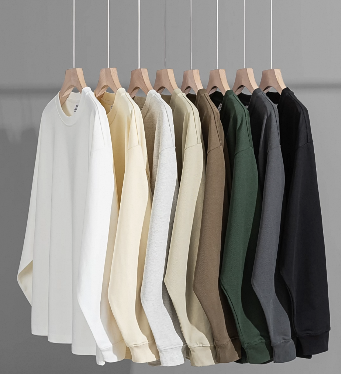 401-600 精品男装剪标长袖圆领套头卫衣