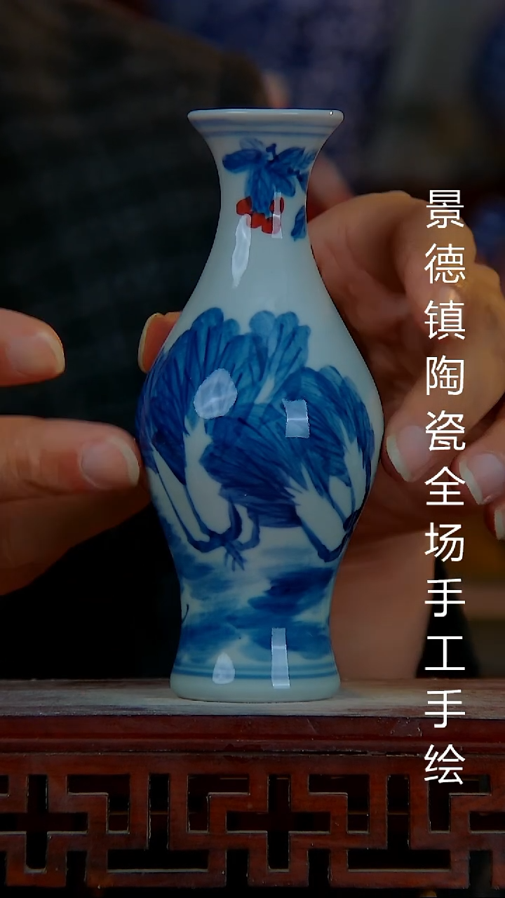 摆件景德镇陶瓷 全场手工手绘