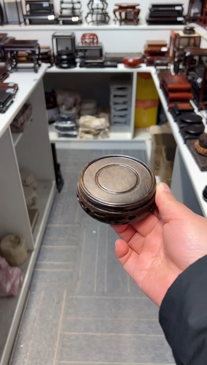 【闪购商品】乌木类端景台工艺品底座002