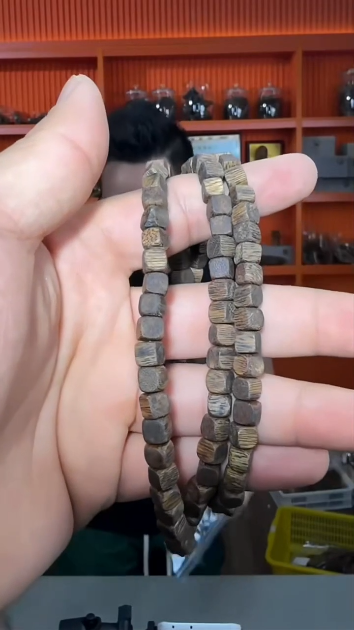 沉香手串35号四方珠多样性发一