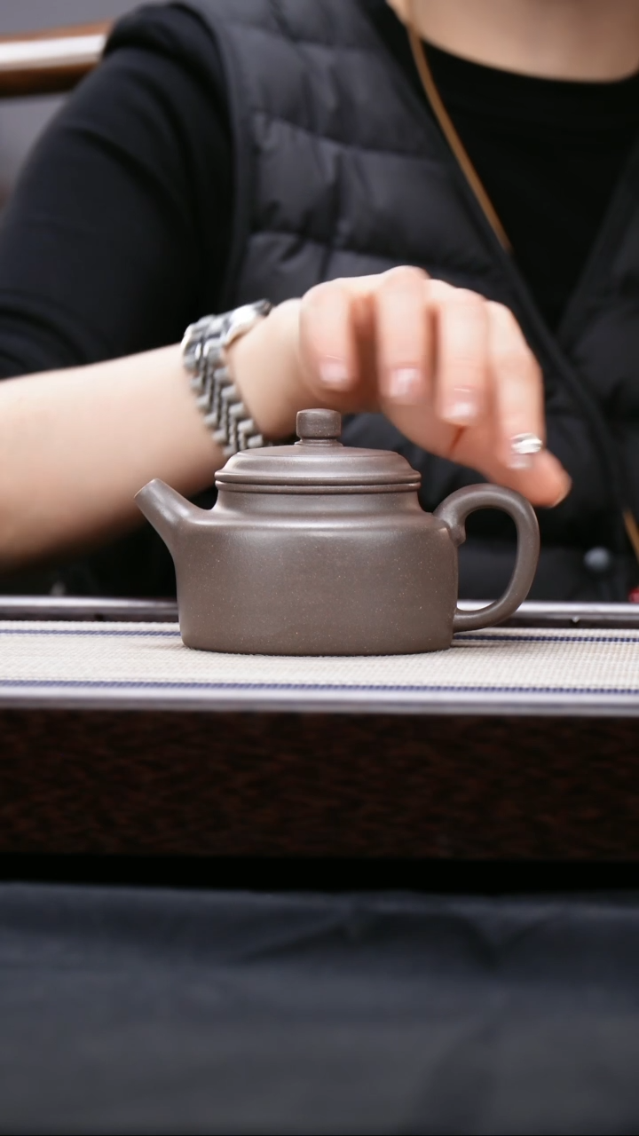 【闪购商品】紫砂茶壶大水谭 天青  炮嘴德中壶 