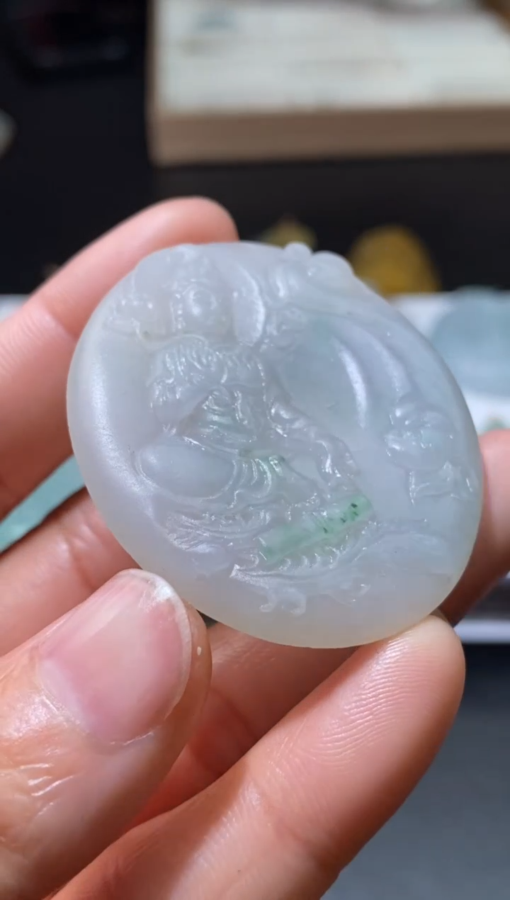 【闪购商品】定制翡翠未镶嵌翡翠毛货~多样性发货一个