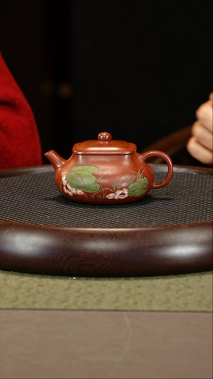茶壶紫砂27 徐秀文 红泥 亁坤(景舟) 260cc