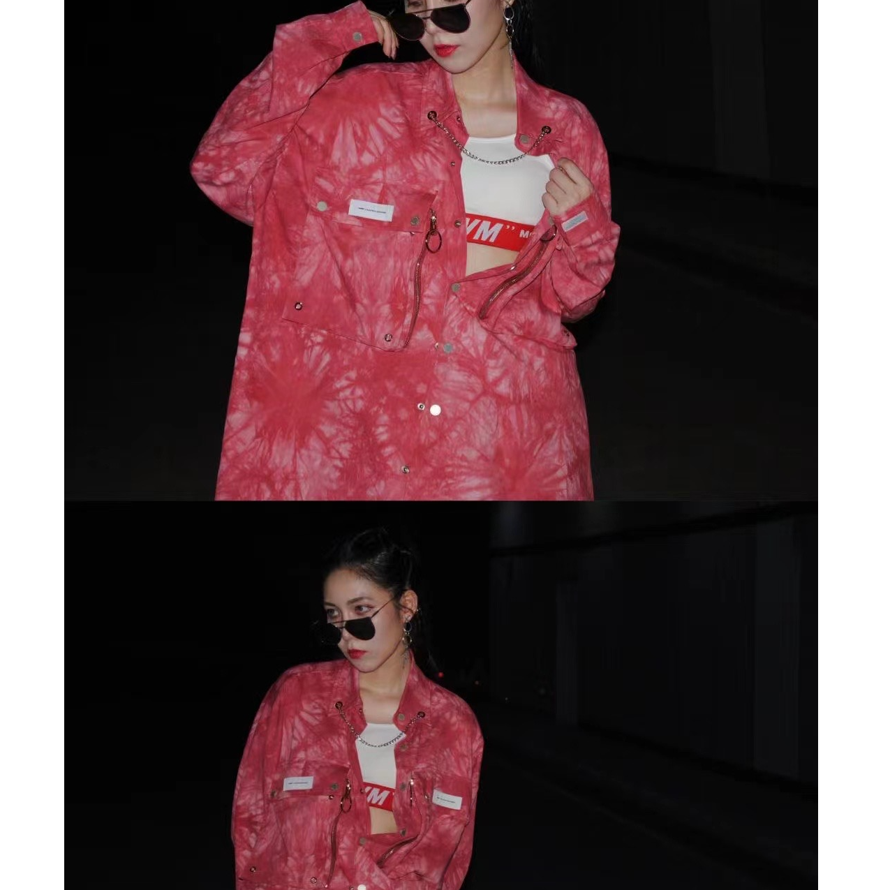 OOXOO扎染复古潮流衬衣