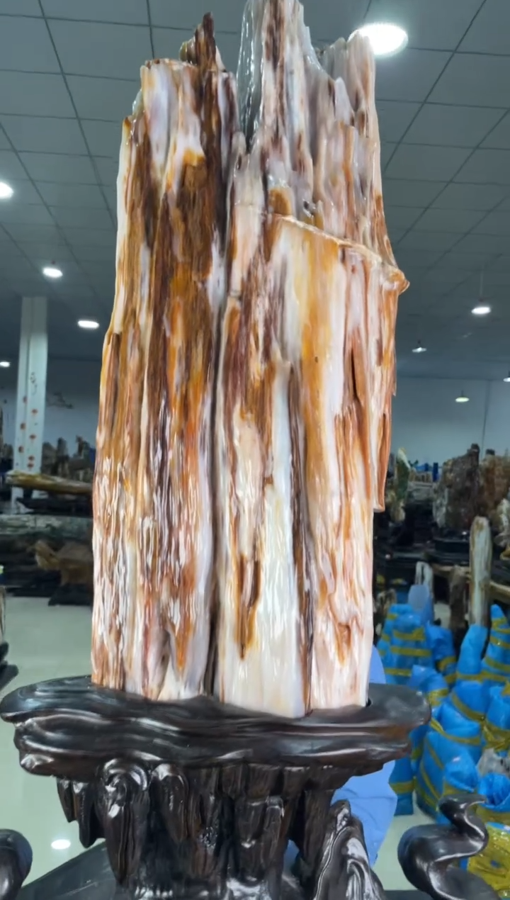 【闪购商品】硅化玉摆件未镶嵌61