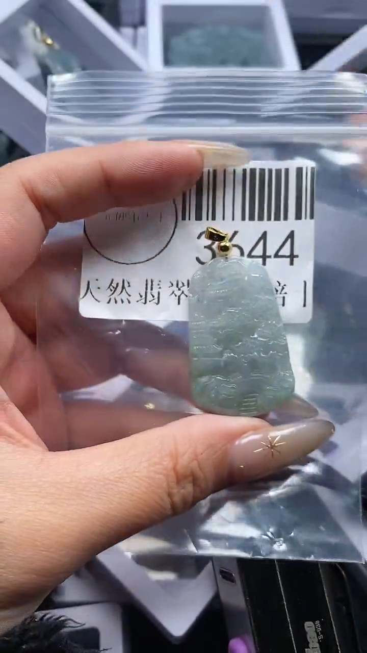 颈饰未镶嵌翡翠3644