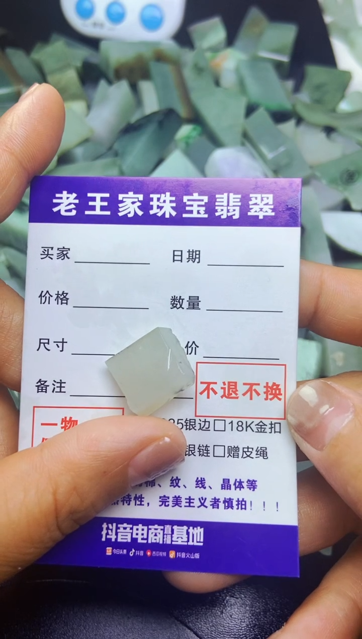 【闪购商品】翡翠颈饰未镶嵌料子