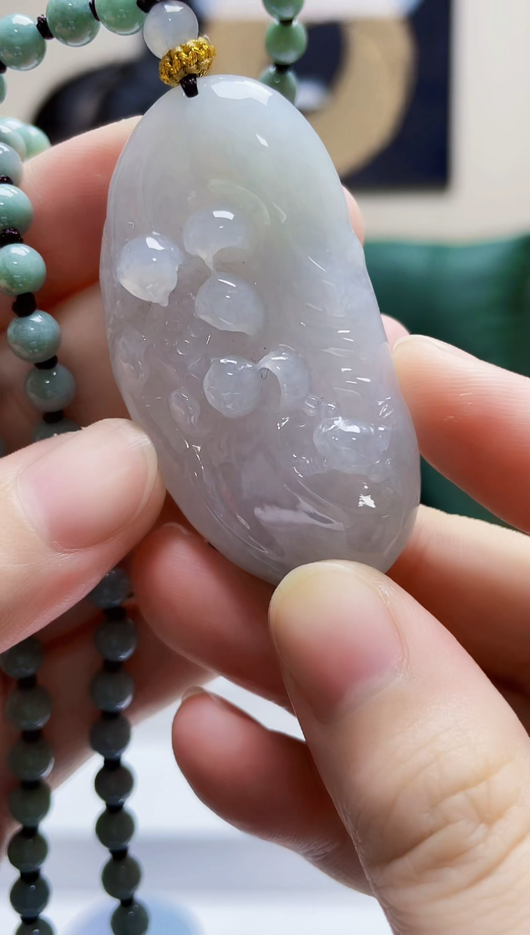 未镶嵌定制翡翠吊坠142