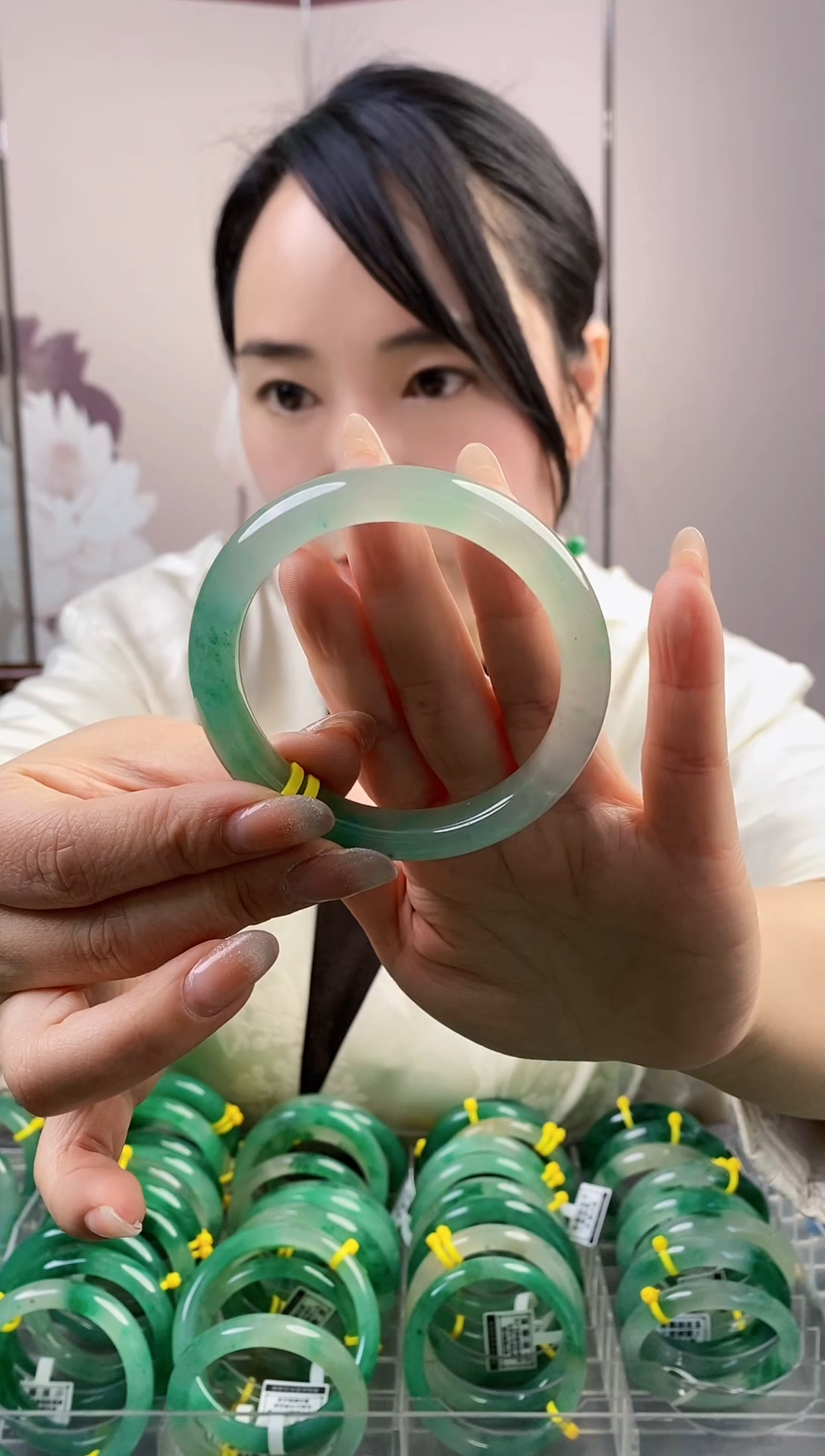 【闪购商品】石英质玉手镯未镶嵌74