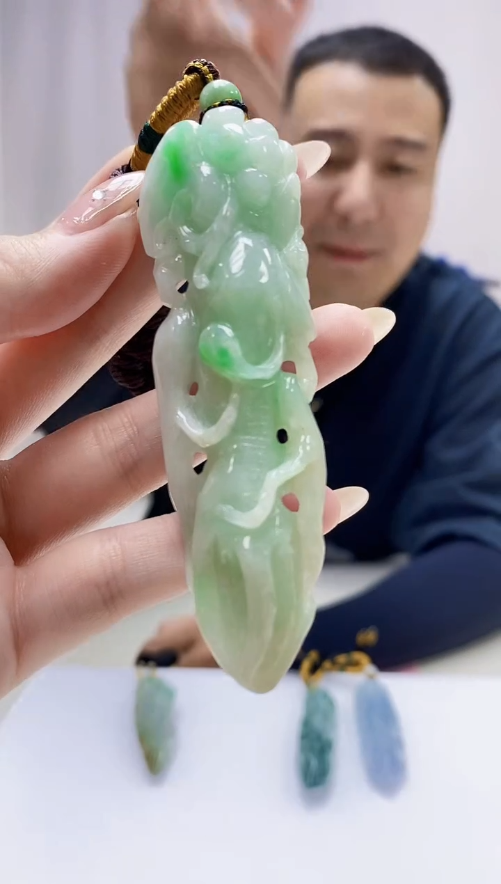 定制翡翠未镶嵌4898jw-毛货挂件51