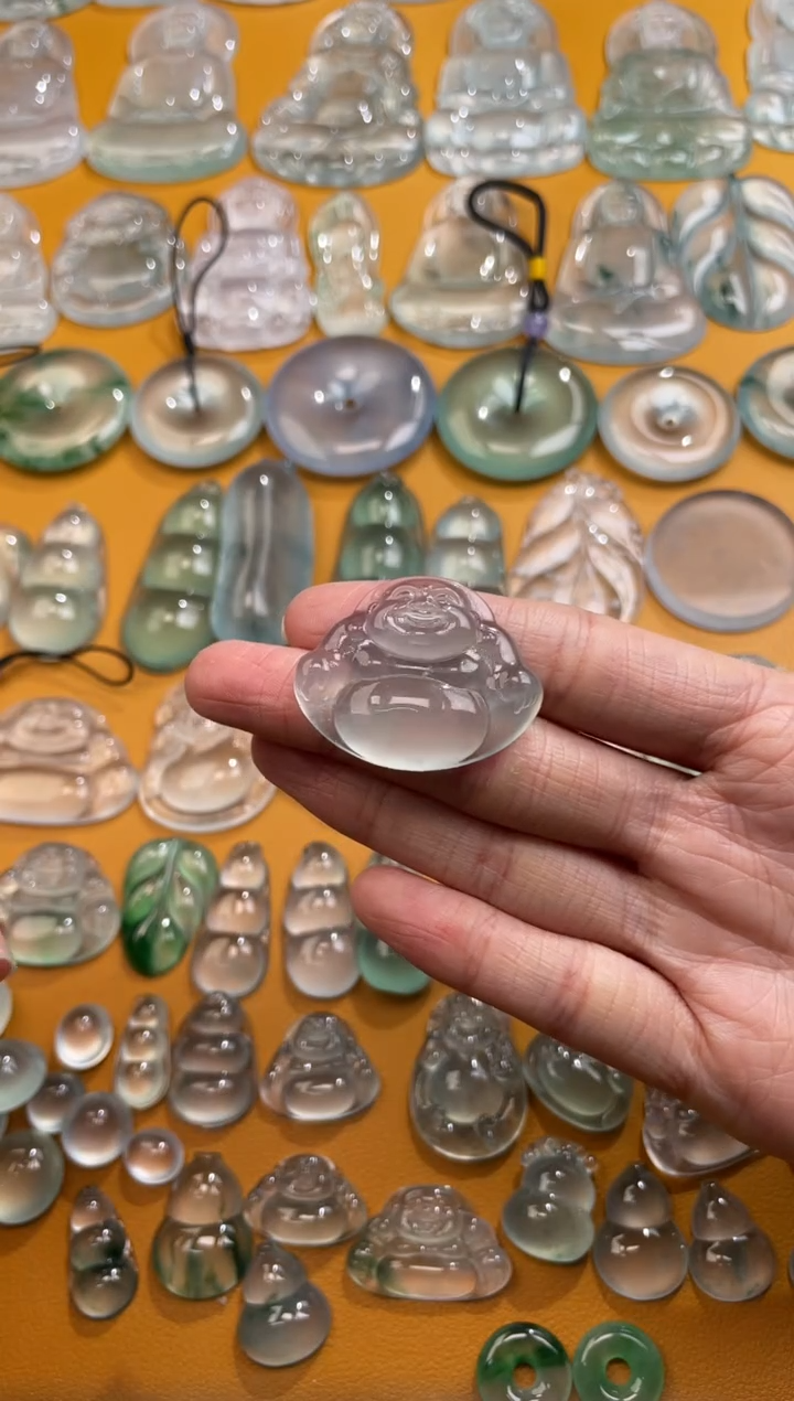 【闪购商品】翡翠吊坠(不含链)未镶嵌佛公27 37.7 6