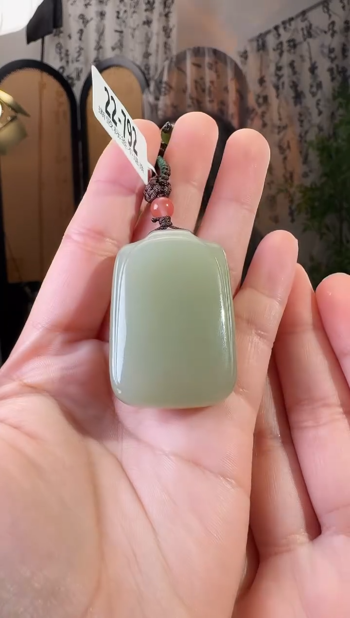 和田玉未镶嵌颈饰792