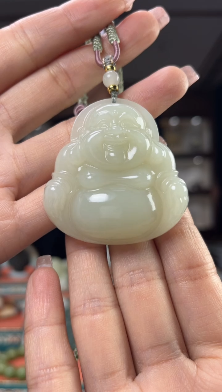 【闪购商品】和田玉颈饰未镶嵌佩佩50mm左右