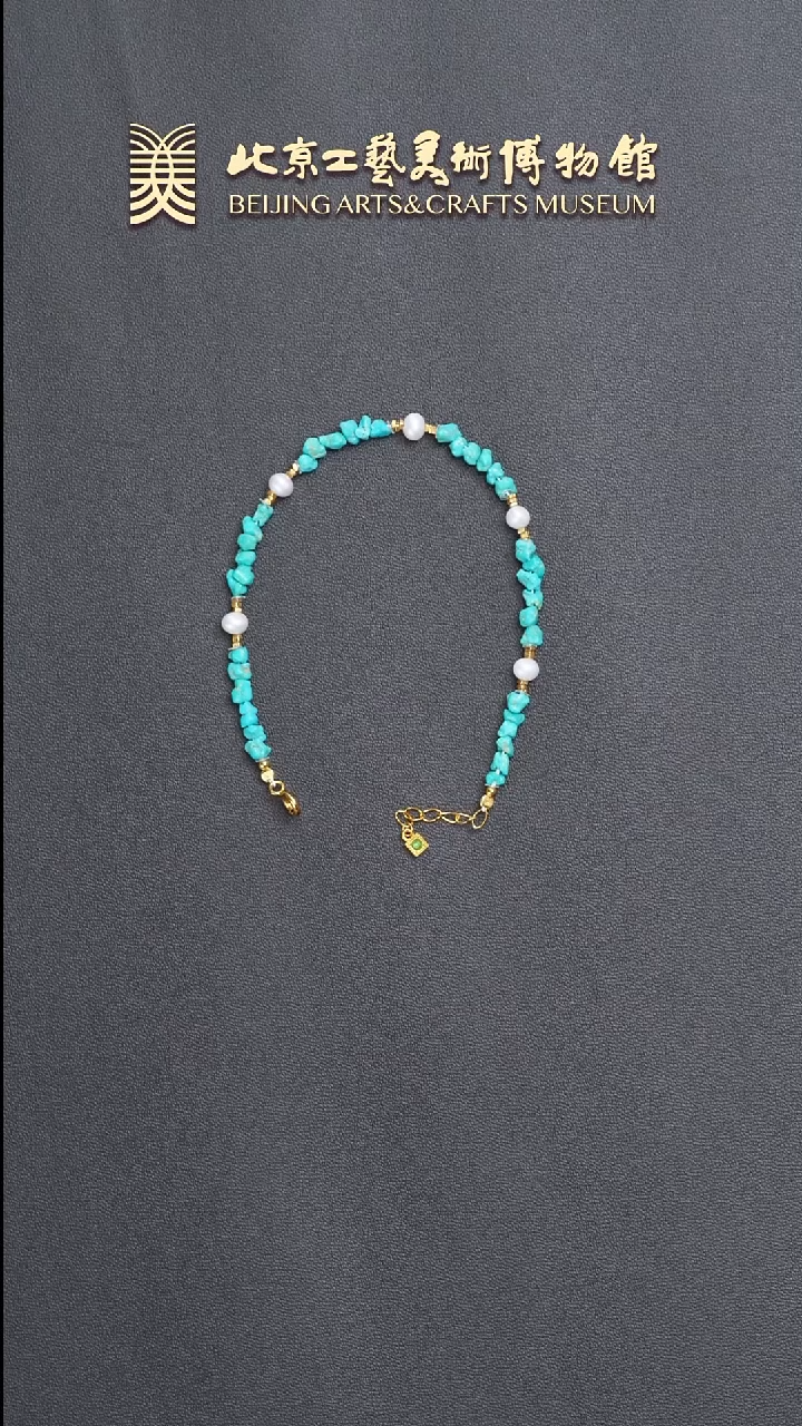 绿松石银S925镶嵌手串B0524GMD612（多样性发货）手链