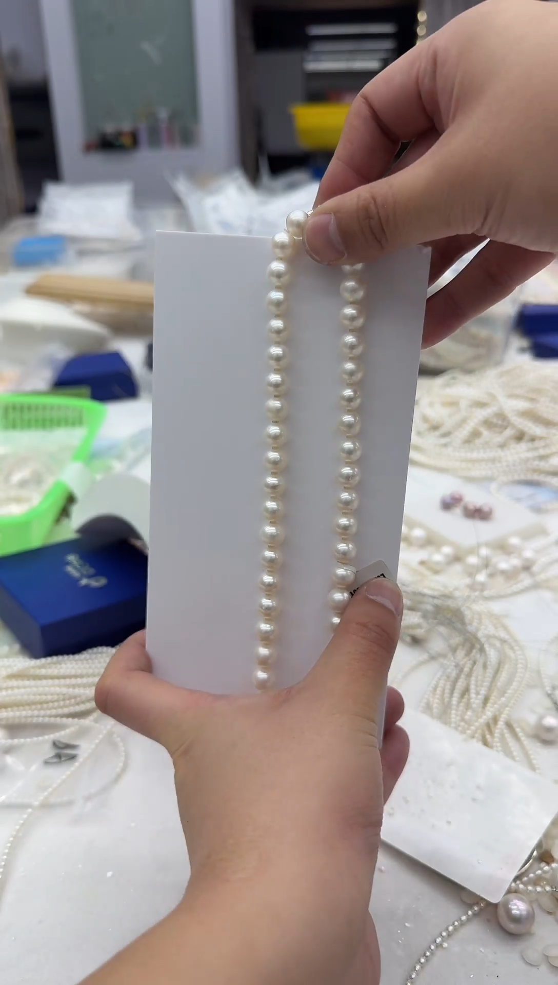 项链未镶嵌淡水珍珠9mm