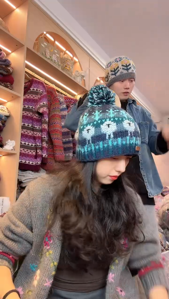 绵羊毛美丽如美国童趣