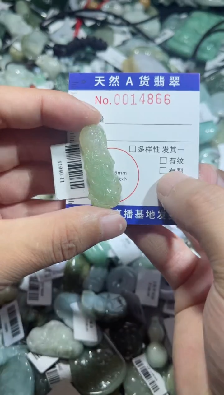 【闪购商品】翡翠颈饰未镶嵌00014866