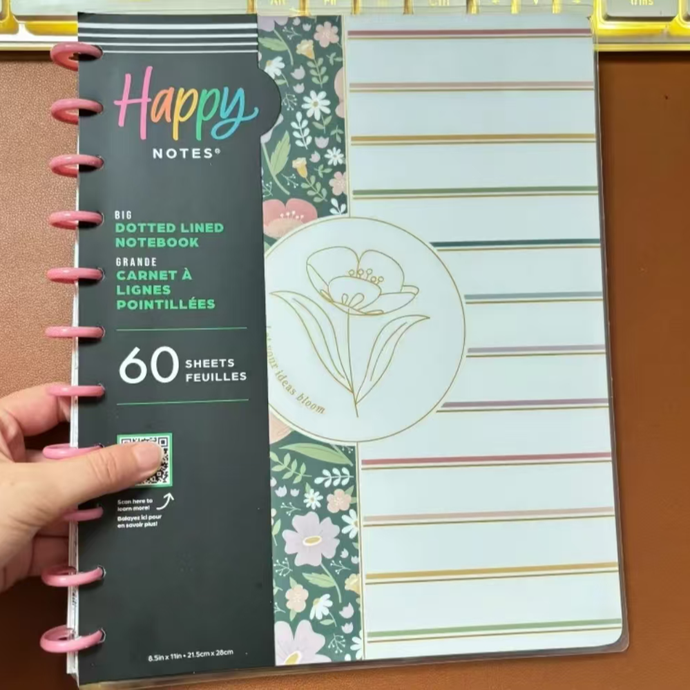 【半亩花田】HAPPY PLANNER大号笔记本ins风活页本3403