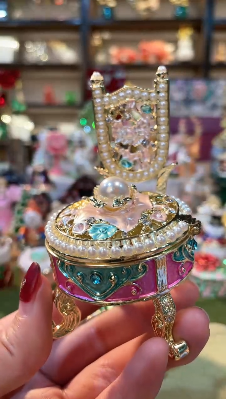 【闪购商品】珐琅彩精致首饰盒