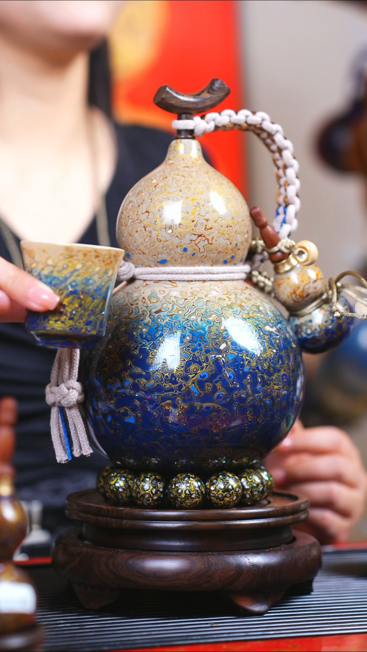 【闪购商品】JG280过年送+蓝白主人杯+小开口手捻