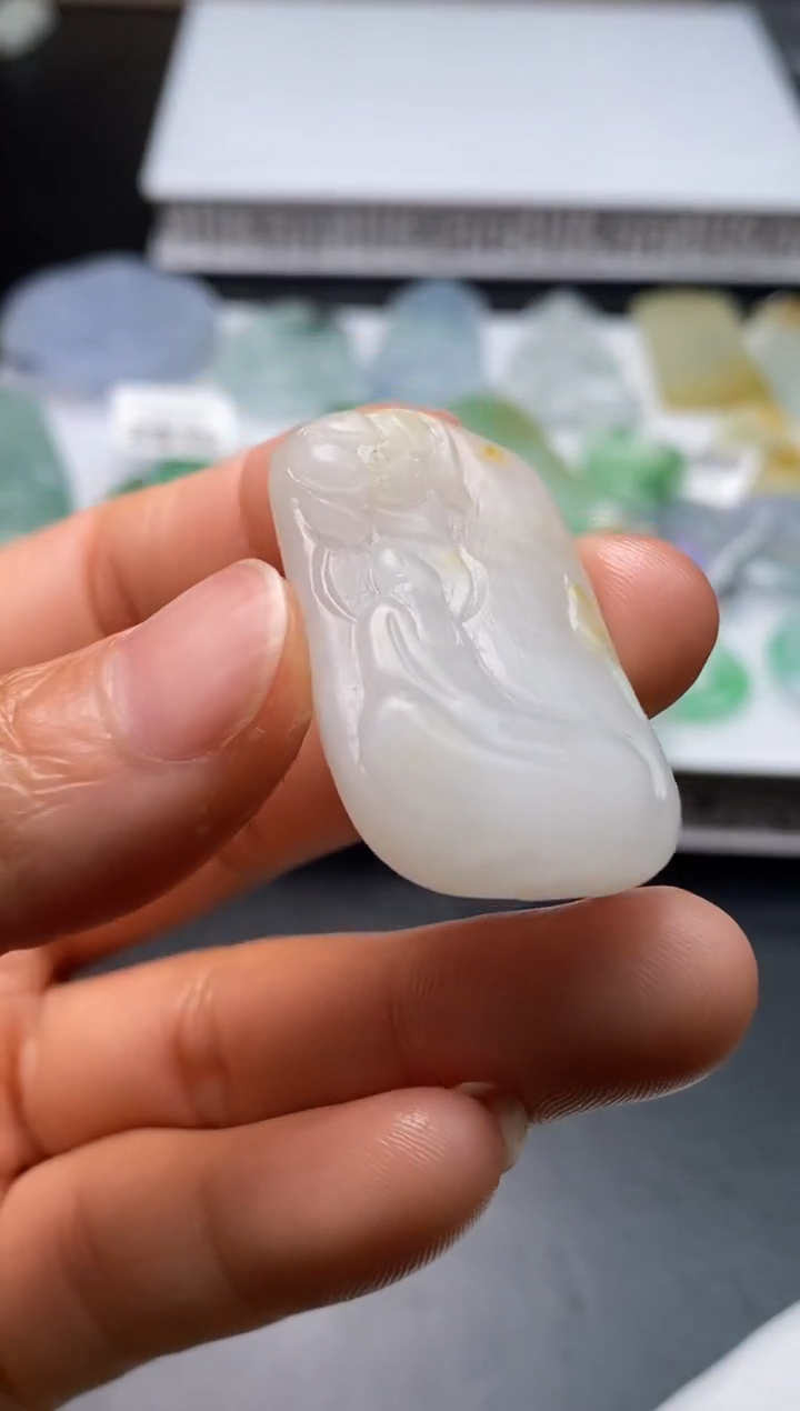 【闪购商品】定制翡翠未镶嵌翡翠毛货~多样性发货一个