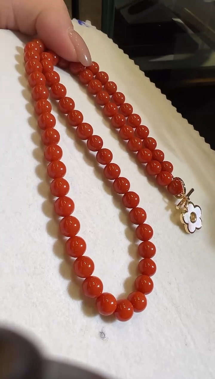 颈饰未镶嵌南红玛瑙南红项链