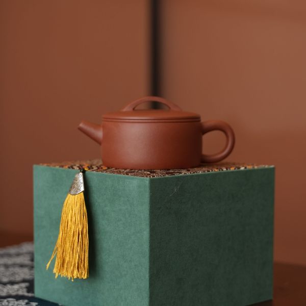 福利【汉瓦底槽青】精品半手工宜兴紫砂壶汉瓦壶制作优雅手工紫砂壶