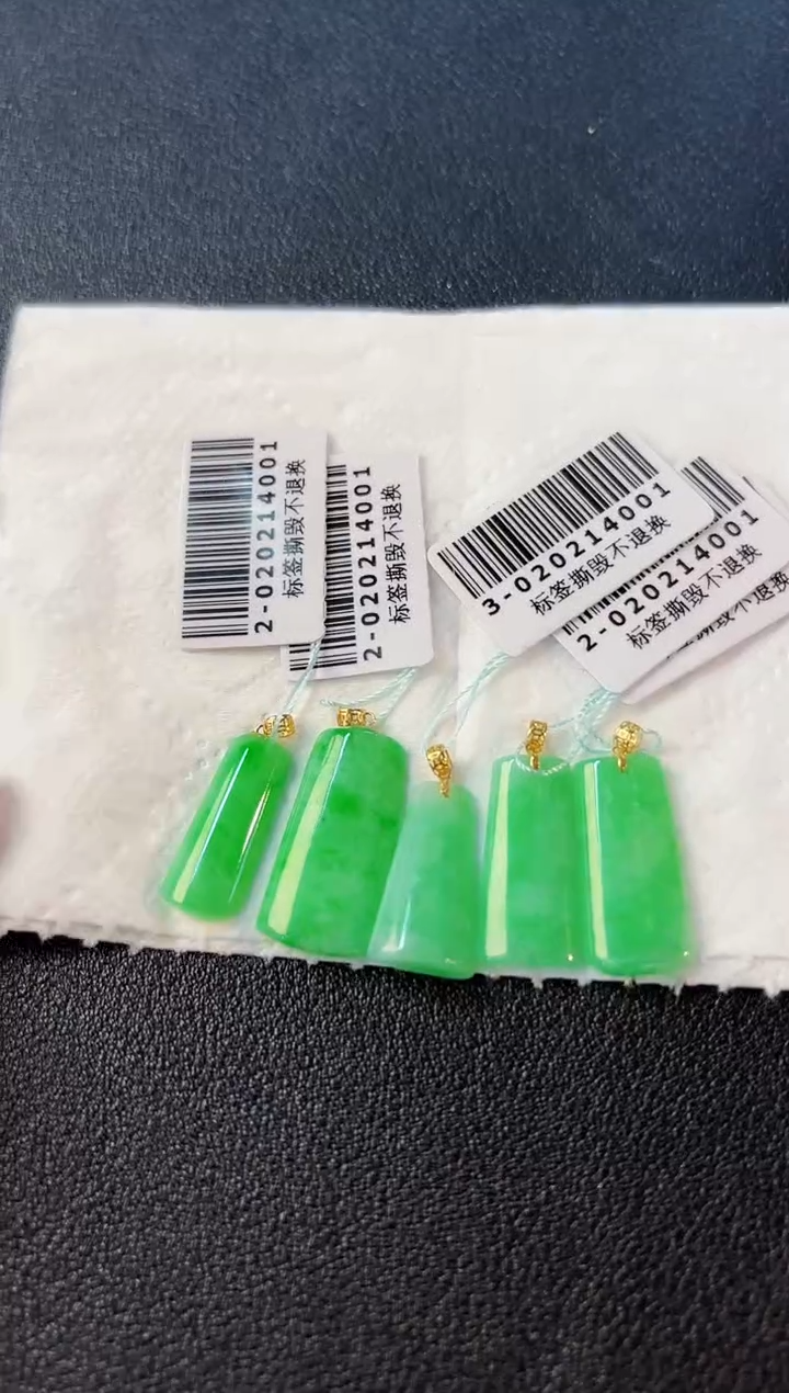 【闪购商品】翡翠颈饰18K金镶嵌缅料A货/多样性发货/一件