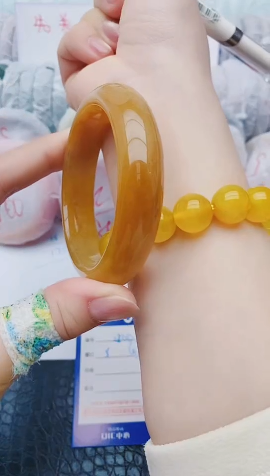 未镶嵌手镯石英质玉z200+59-60