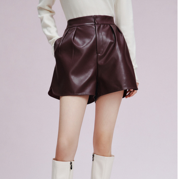 【晨粉专享价】春秋季美拉德百搭通勤显瘦短裤女