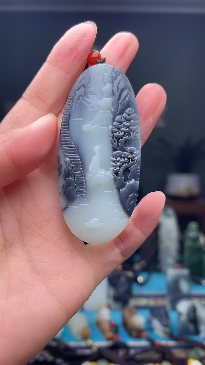 未镶嵌和田玉挂件1