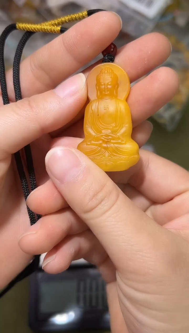 裸石琥珀未镶嵌琥珀蜜蜡吊坠