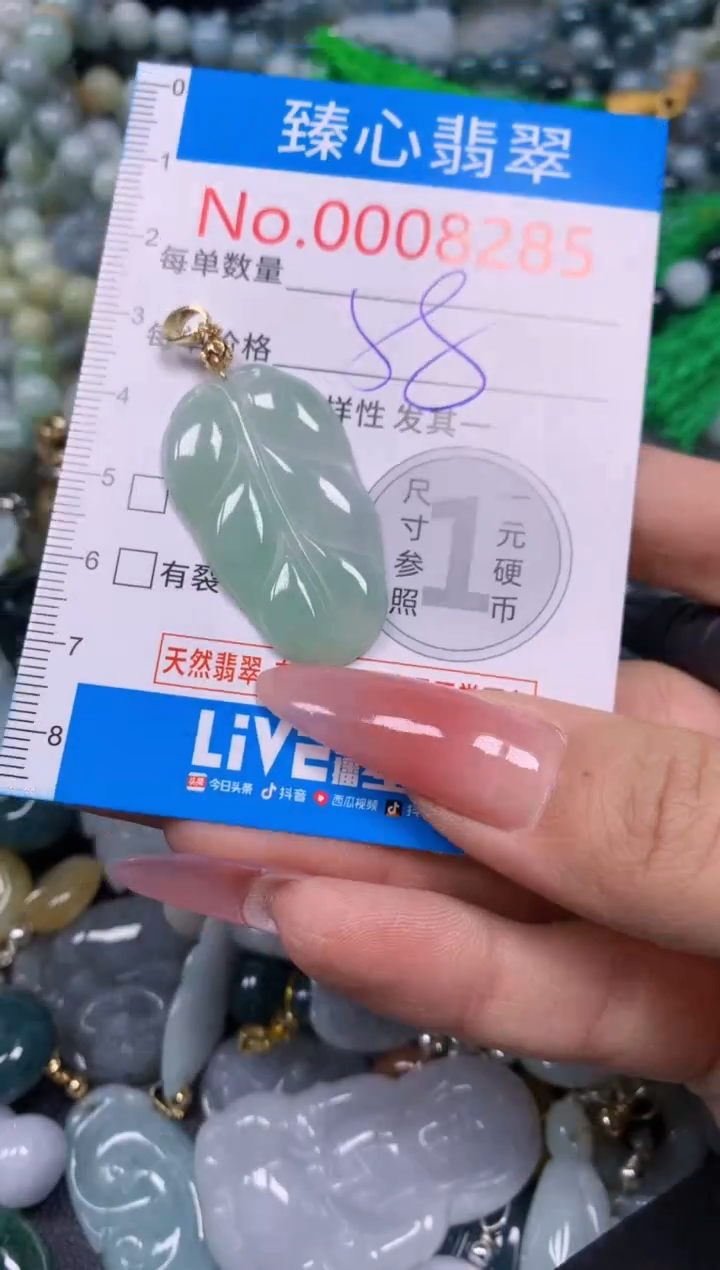 【闪购商品】翡翠颈饰未镶嵌含绳0008285
