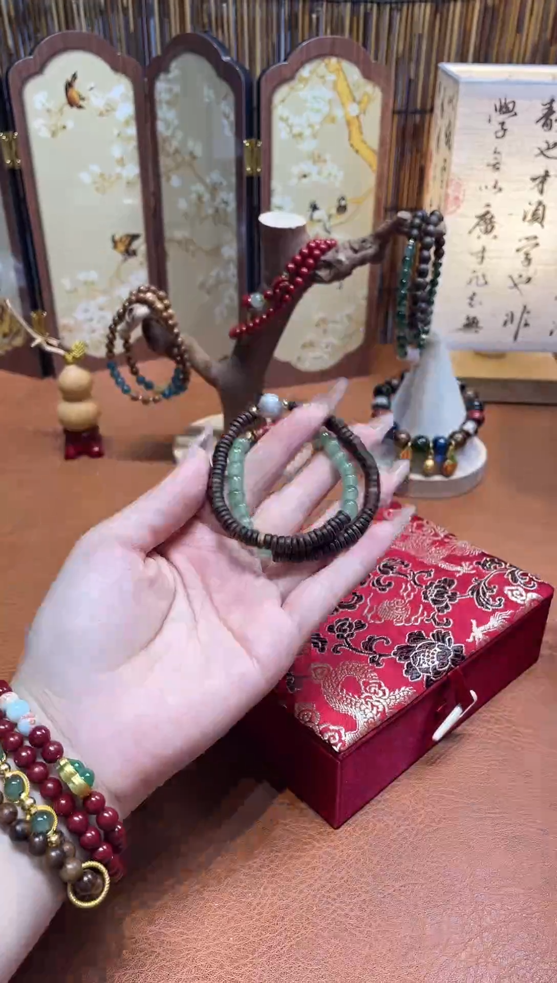 非洲檀香手串/手链柒月撤柜闪购链接（多样性发其一）￥