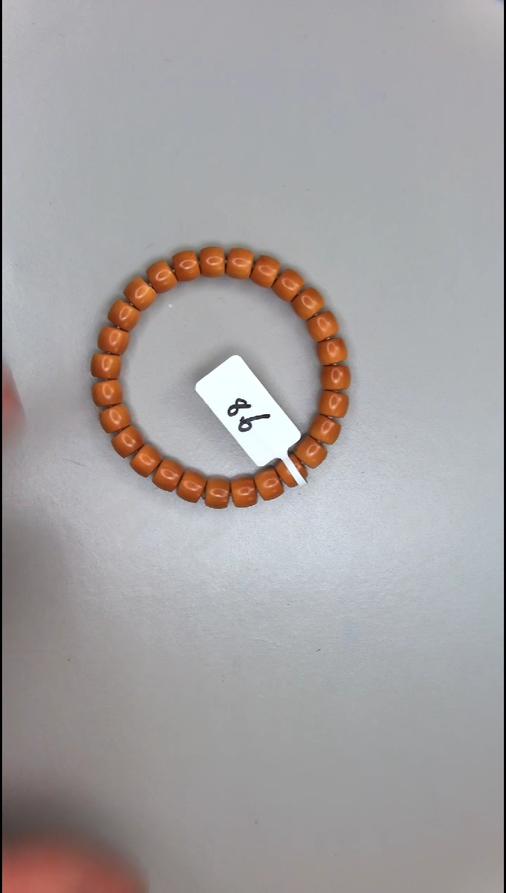 【闪购商品】橄榄核吊坠核尖直切单圈8.6mm一条