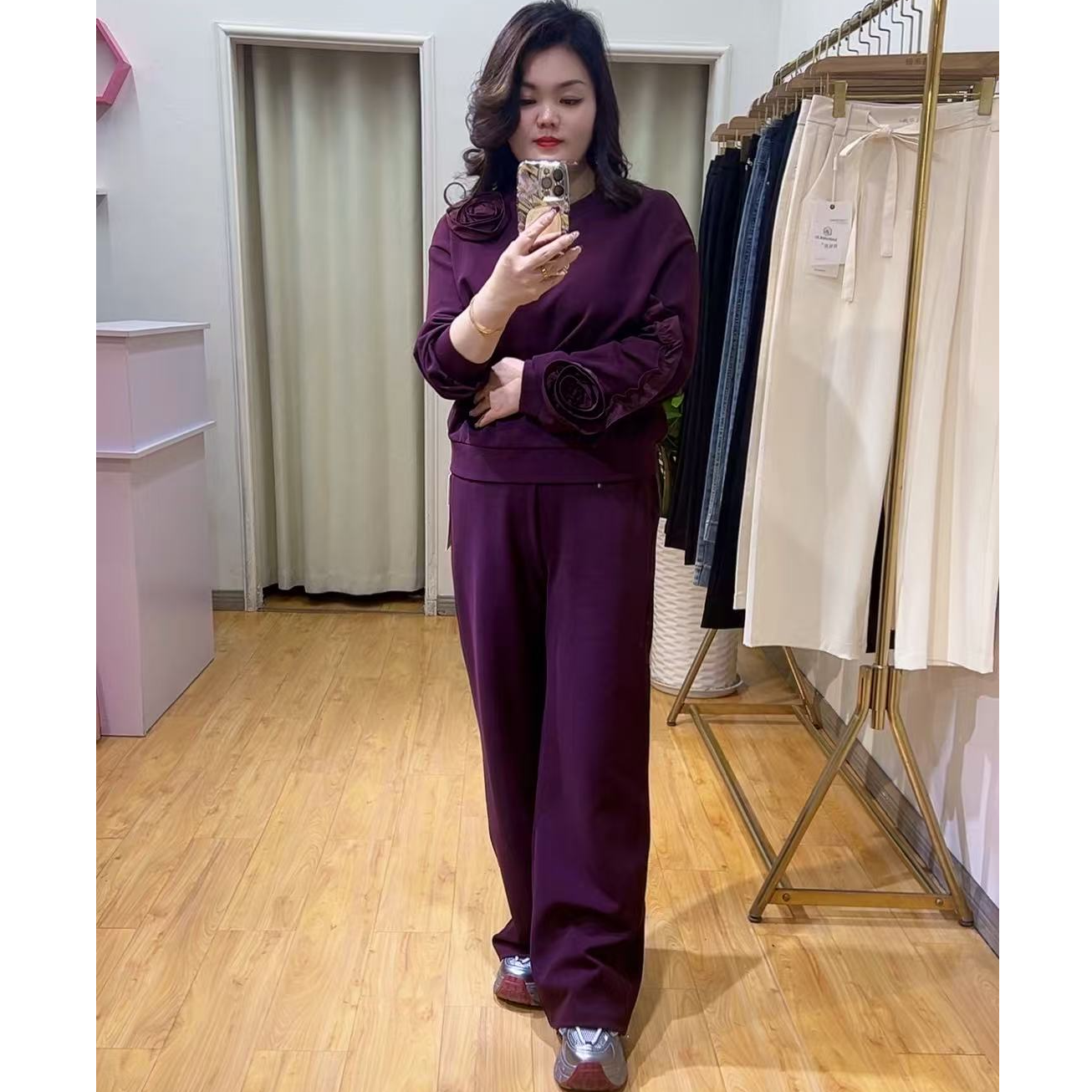 法式轻熟风休闲套装休闲时尚