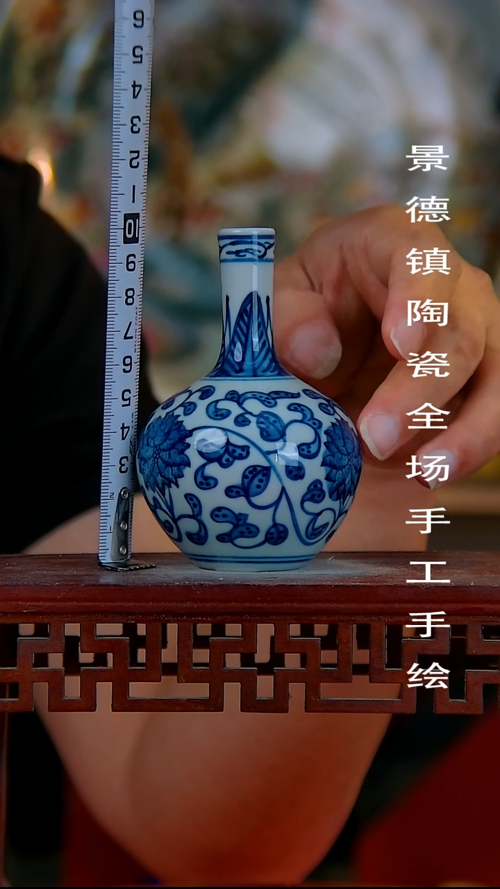 摆件手景德镇陶瓷 全场手工绘