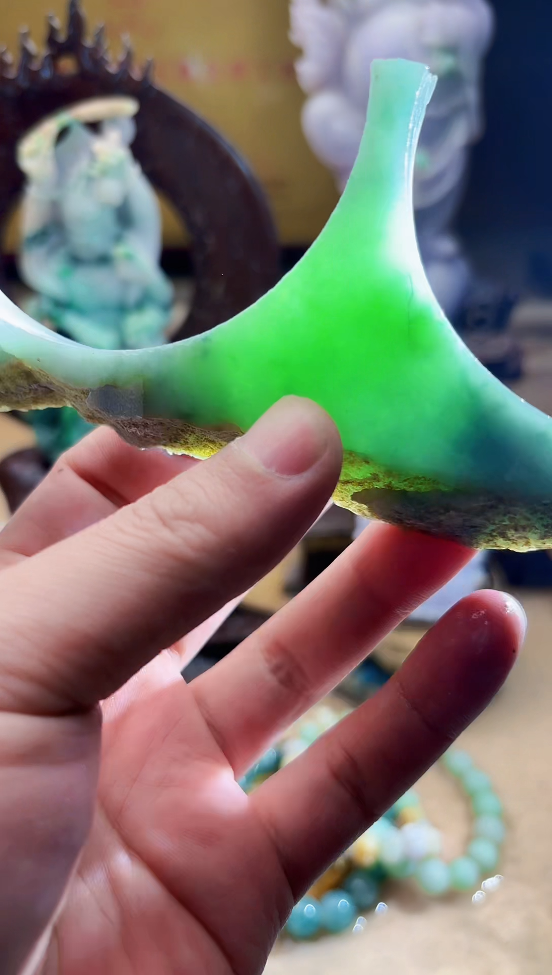 未镶嵌挂件翡翠A货张麦9697