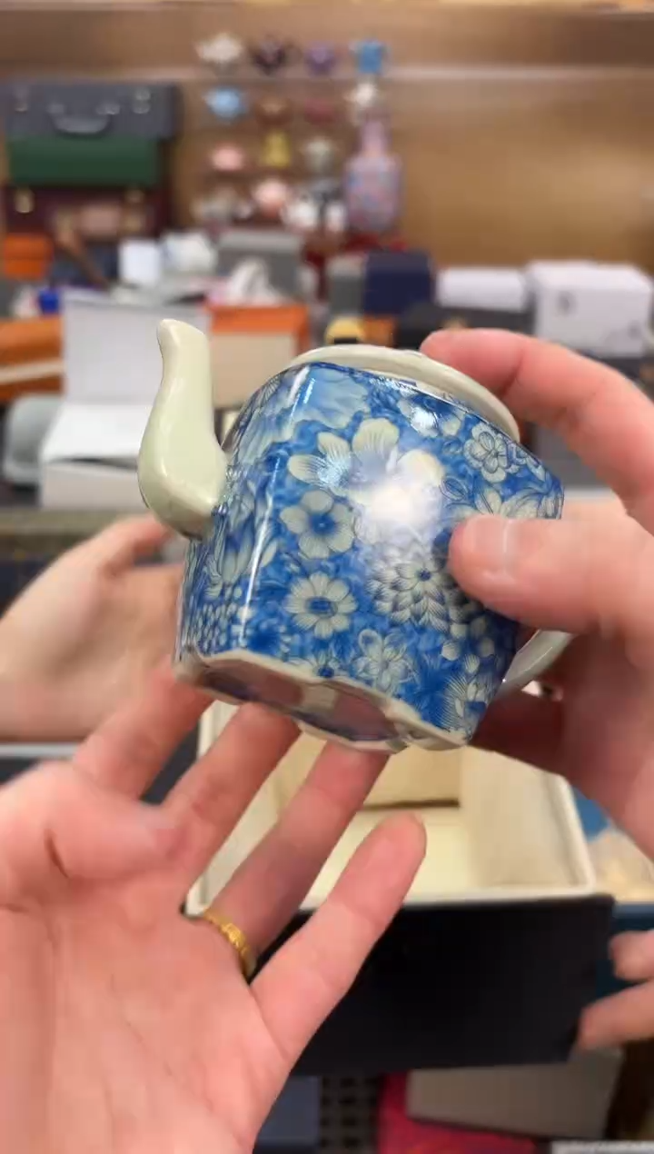 【闪购商品】青花四方壶链接已开 拼拼手速！！！