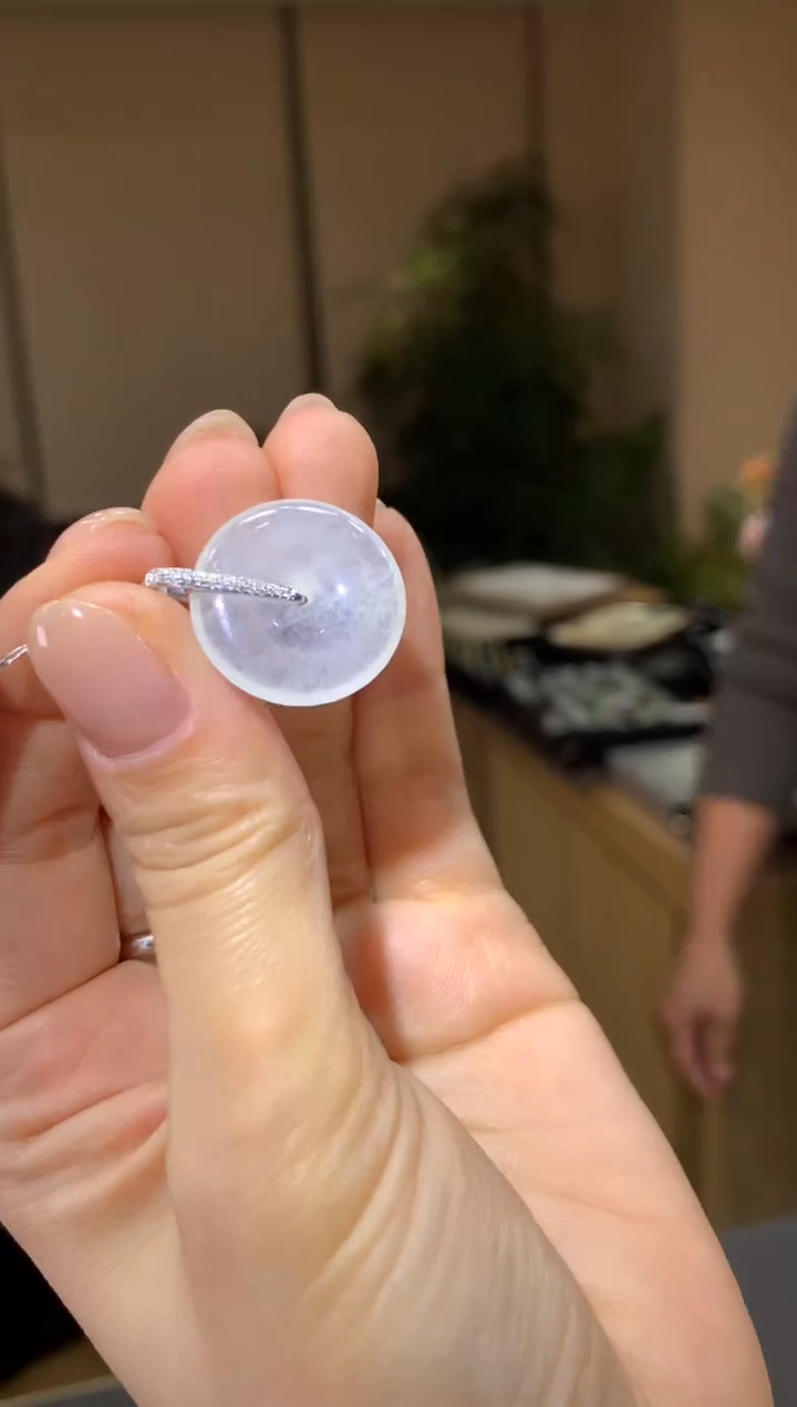 【闪购商品】翡翠颈饰18K金镶嵌|不退不换