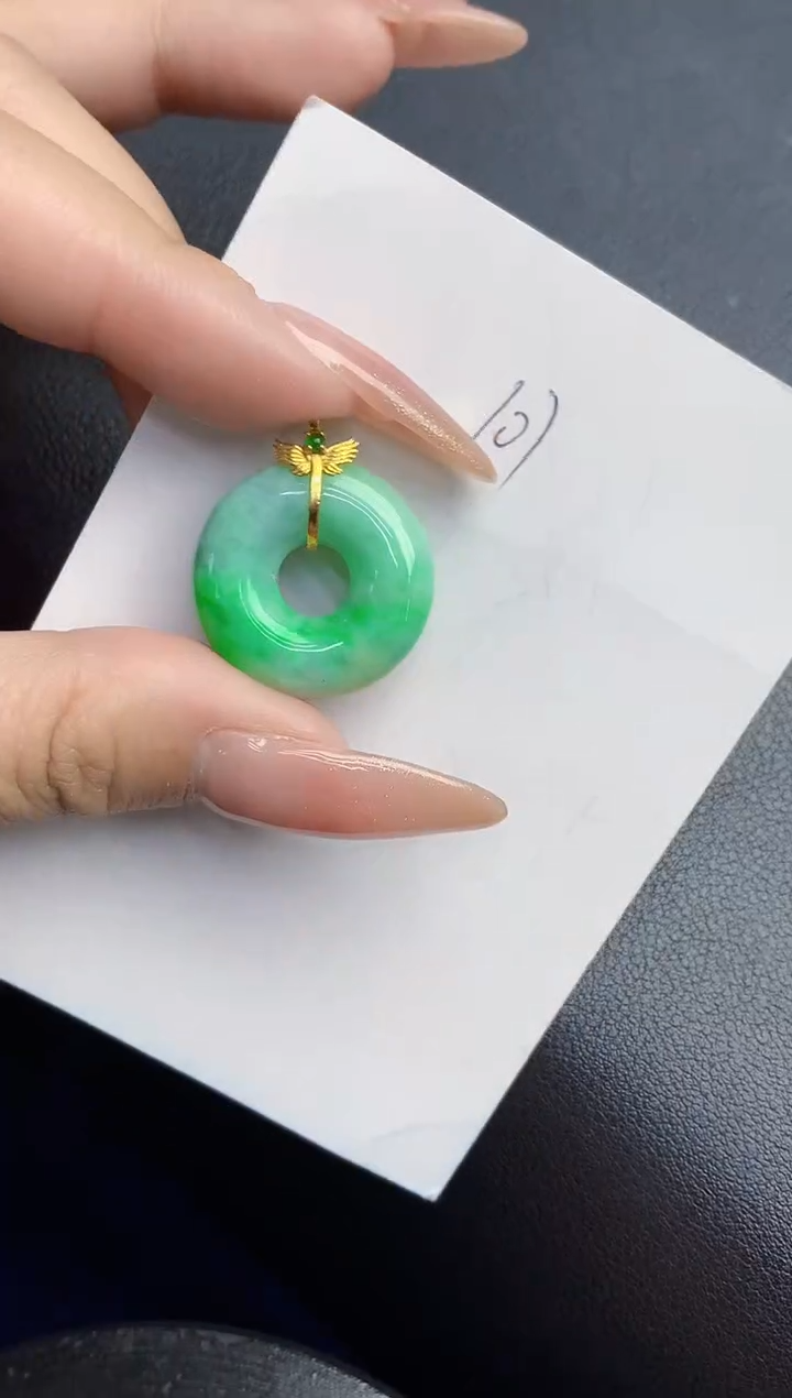 【闪购商品】翡翠颈饰18K金镶嵌000000000