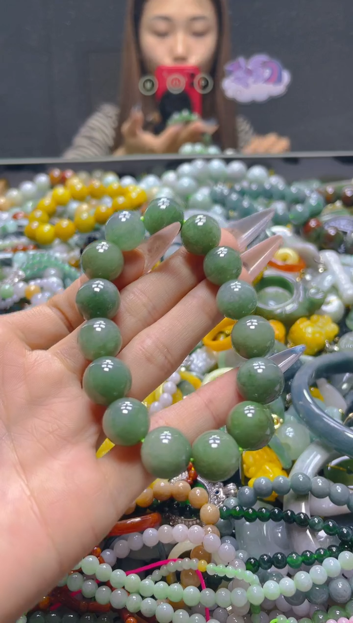 颈饰未镶嵌翡翠13MM